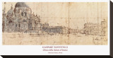 Church, Venice Stretched Canvas Print by Giuseppe Vanvitelli