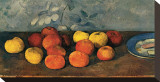 Pommes et Biscuits Leinwand von Paul Cézanne