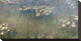 Water Lilies Stretched Canvas Print by Claude Monet