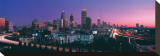 Atlanta Skyline at Night I Stretched Canvas Print
