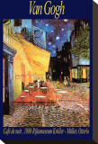Terrasse de café la nuit sur la place du Forum Reproduction transférée sur toile par Vincent van Gogh