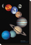 Nasa Solar System Stretched Canvas Print
