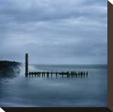 Jetty in Blue Reproduction transférée sur toile : par Shane Settle