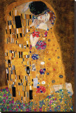 Kysset, ca. 1907 Lærredstryk på blindramme af Gustav Klimt