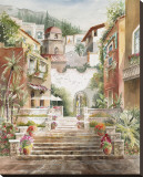 Taormina Entry Reproduction transférée sur toile par Rita Zaudke