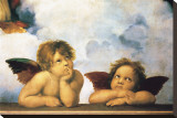 Cherubini Reproduction transférée sur toile par Raphael 