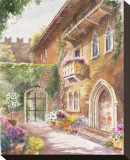 Juliet's Balcony Stretched Canvas Print by Rita Zaudke
