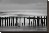 Old Pier II Stretched Canvas Print by Shane Settle