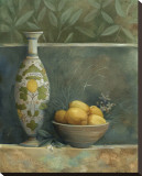 Tuscan Vase I Stretched Canvas Print by Louise Montillio
