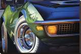 Corvette 1970 in St. Louis Stretched Canvas Print by Graham Reynold