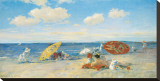 At the Seaside, c.1892 Stretched Canvas Print by William Merritt Chase