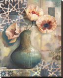 Mediterranean Poppies III Stretched Canvas Print by Louise Montillio Mediterranean Poppies III Stretched Canvas Print by Louise Montillio