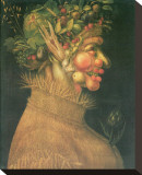 Summer Stretched Canvas Print by Giuseppe Arcimboldo
