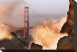 Wave, San Francisco Bay Leinwand von Harold Davis