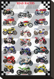Road Racers Stretched Canvas Print