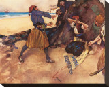 Away, You Grieve Me! Leinwand von Sir William Russell Flint