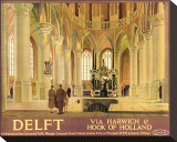 Delft Stretched Canvas Print by Anton van Anrooy