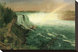 Niagara Stretched Canvas Print by Albert Bierstadt