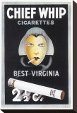 Chief Whip Cigarettes Stretched Canvas Print