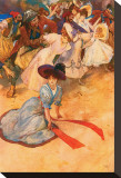 Too Late! Ha! Ha! Stretched Canvas Print by George Alfred Williams