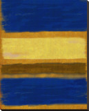 No. 1956 Blue Depth Stretched Canvas Print by Carmine Thorner