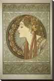 Le Laurier Stretched Canvas Print by Alphonse Mucha