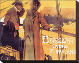 Barcelona Leinwand von C. Verger