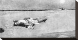 Pirates Used to Do That to Their Captains Now and Then Stretched Canvas Print by Howard Pyle