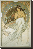 The Arts: La Musique Leinwand von Alphonse Mucha