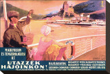 Utazzek Hajoinkon! Stretched Canvas Print by Lipot Satori