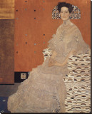 Portrait of Fritza Riedler Reproduction transférée sur toile par Gustav Klimt