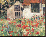 Studio at Etaples Stretched Canvas Print by A. Y. Jackson