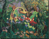 The Tangled Garden Stretched Canvas Print by J. E. H. MacDonald