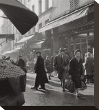 Paris se Reveille Stretched Canvas Print
