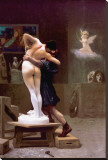 Pygmalion Stretched Canvas Print by J.l. Gerome