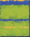 No. 1967 Olive Green Blue Canvastaulu tekijänä Carmine Thorner No. 1967 Olive Green Blue Canvastaulu tekijänä Carmine Thorner