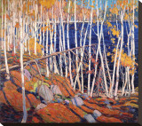 In the North Land Reproduction transférée sur toile par Tom Thomson