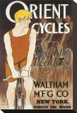 Orient Cycles Stretched Canvas Print by Edward Penfield