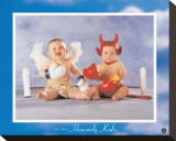 Heavenly Kids, Good Wins Reproduction transférée sur toile par Tom Arma