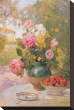 After Luncheon Stretched Canvas Print by Felix Hippolyte-lucas