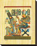 Tutankhamun and His Wife Stretched Canvas Print