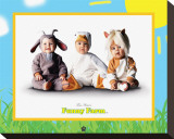 Funy Farm II Reproduction transférée sur toile par Tom Arma
