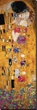 The Kiss (detail) Stretched Canvas Print by Gustav Klimt