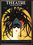 Theatre, Masks Magazine, USA, 1920 Art