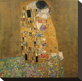 O Beijo, c.1907 Impressão em tela esticada por Gustav Klimt O Beijo, c.1907 Impressão em tela esticada por Gustav Klimt