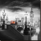 London Bus III Stretched Canvas Print by Jurek Nems
