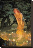 Mittsommertraum Leinwand von Edward Robert Hughes