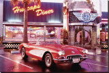 Corvette 1958 Stretched Canvas Print