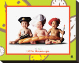 Little Grown-Ups Reproduction transférée sur toile par Tom Arma