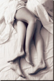 Lovers III Stretched Canvas Print